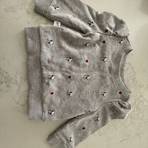 Snoopy Janie and Jack set ( sweater top and pant)